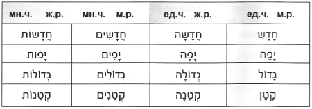 прилагательные прилагательные